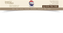 Desktop Screenshot of childressdental.com